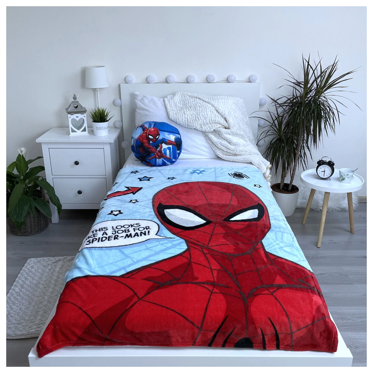 Spider-Man Star Microfleece Blanket product photo