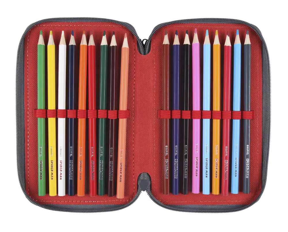Marvel Spiderman triple pencil case product photo