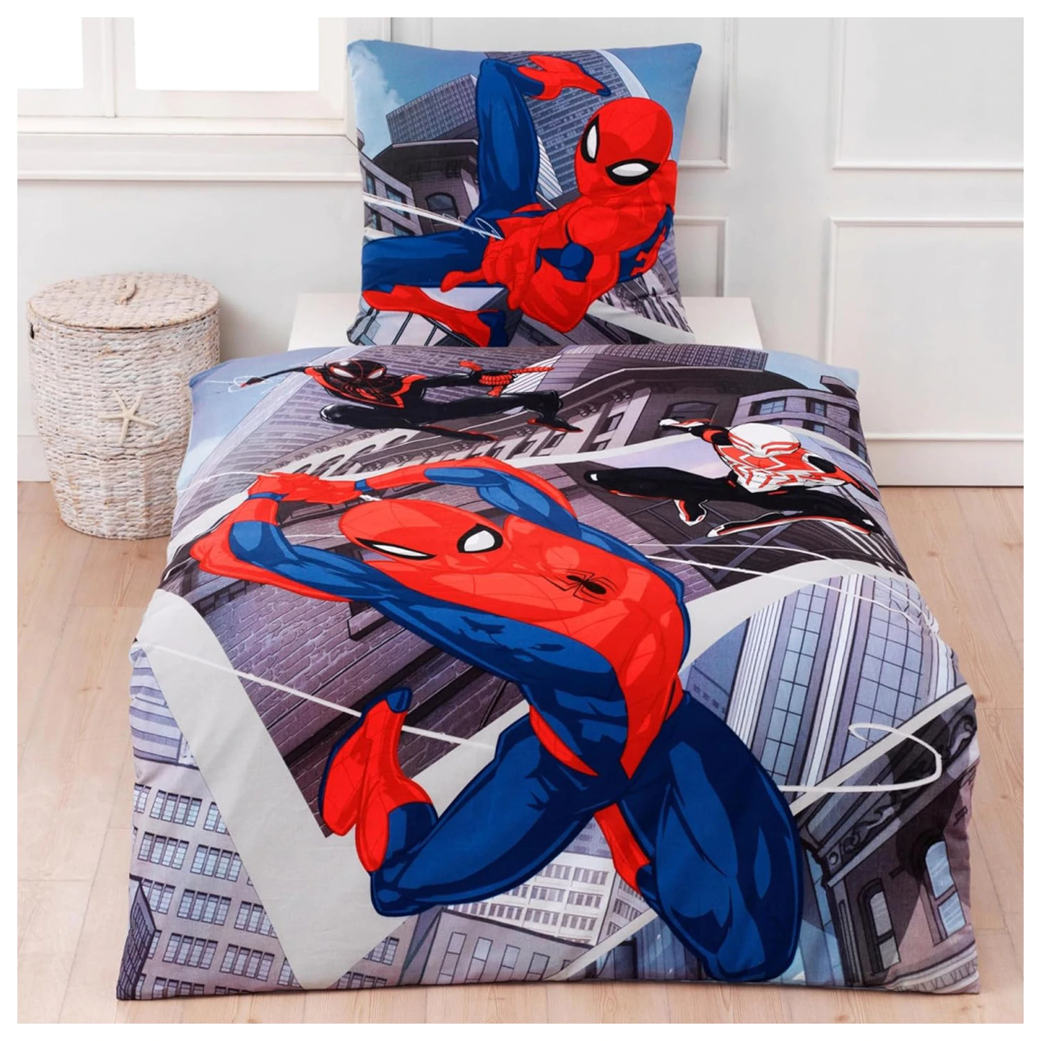 Spider-Man Triplet Duvet Cover product photo