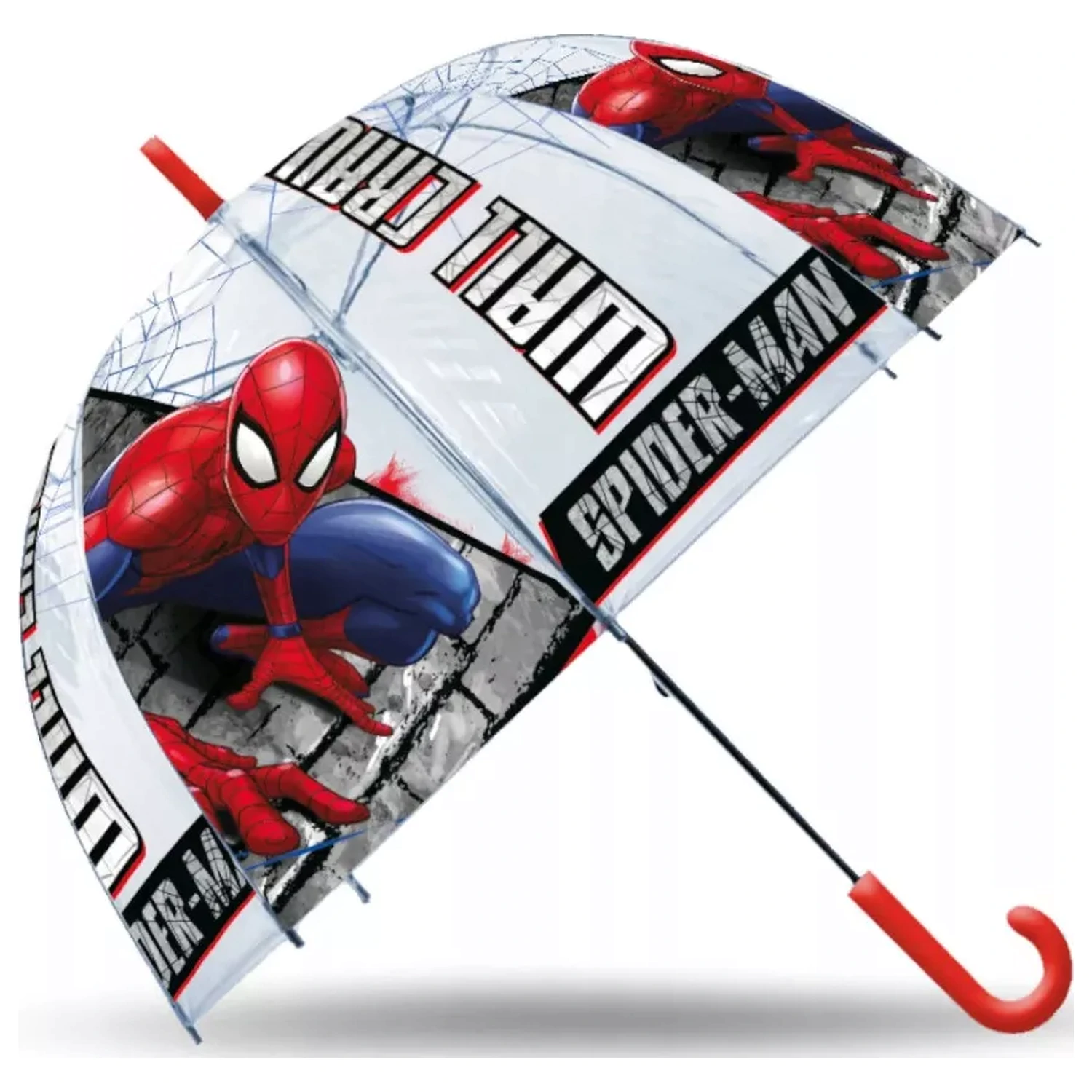 Spider-Man Wall Crawler Kids Transparent Umbrella product photo