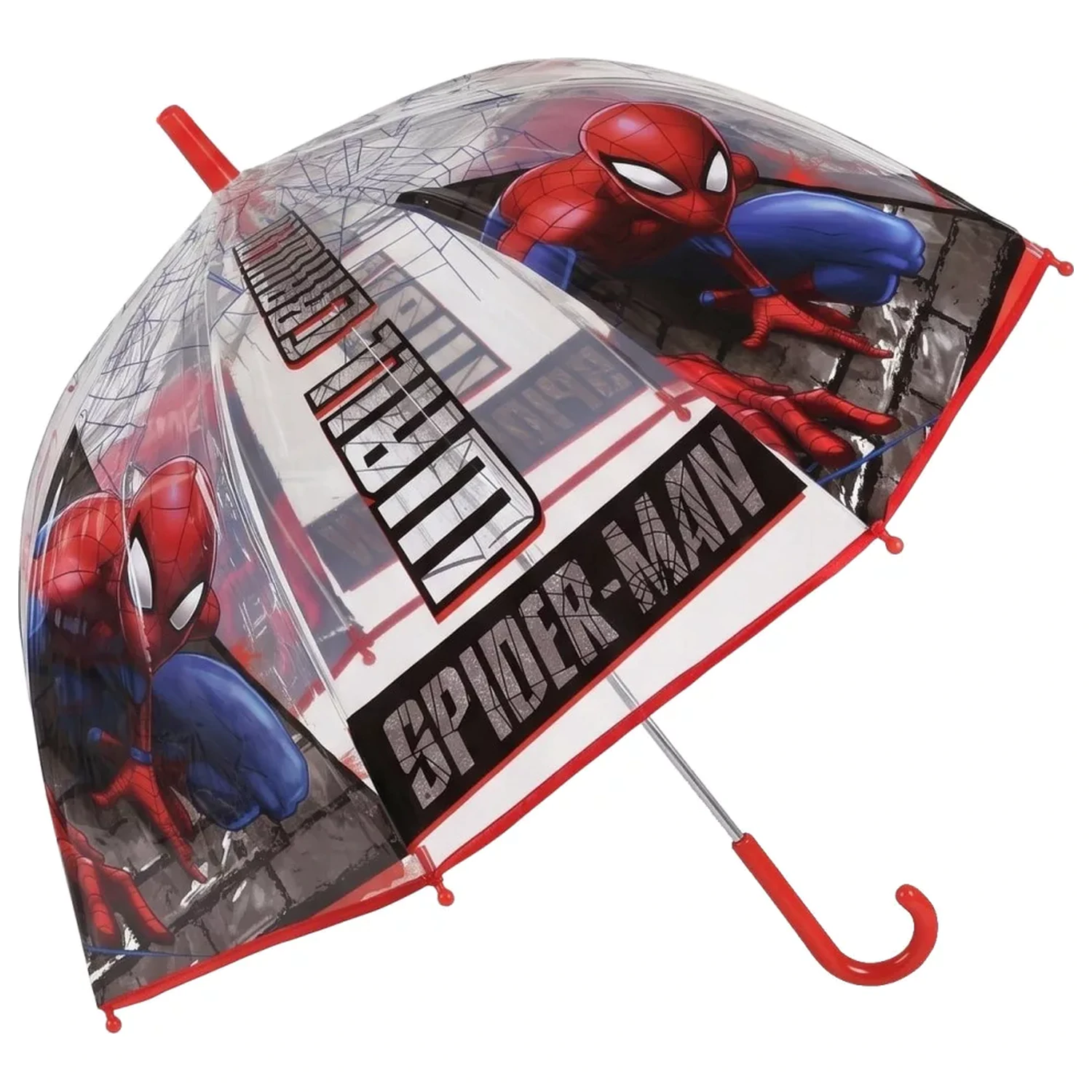 Spider-Man Wall Crawler Kids Transparent Umbrella product photo