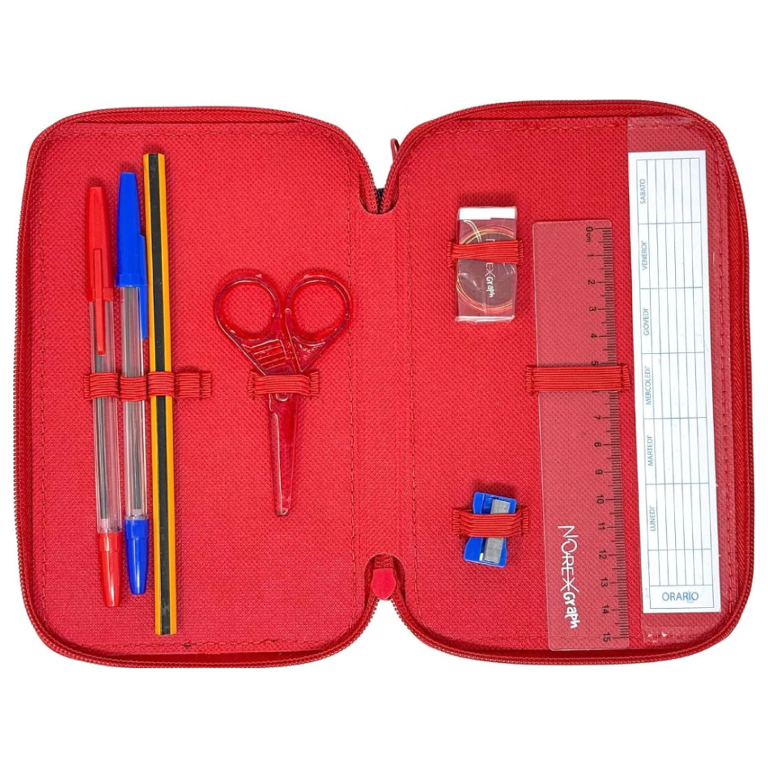 Spider-Man Watching Eyes Pencil Case Filled 3-Storey product photo