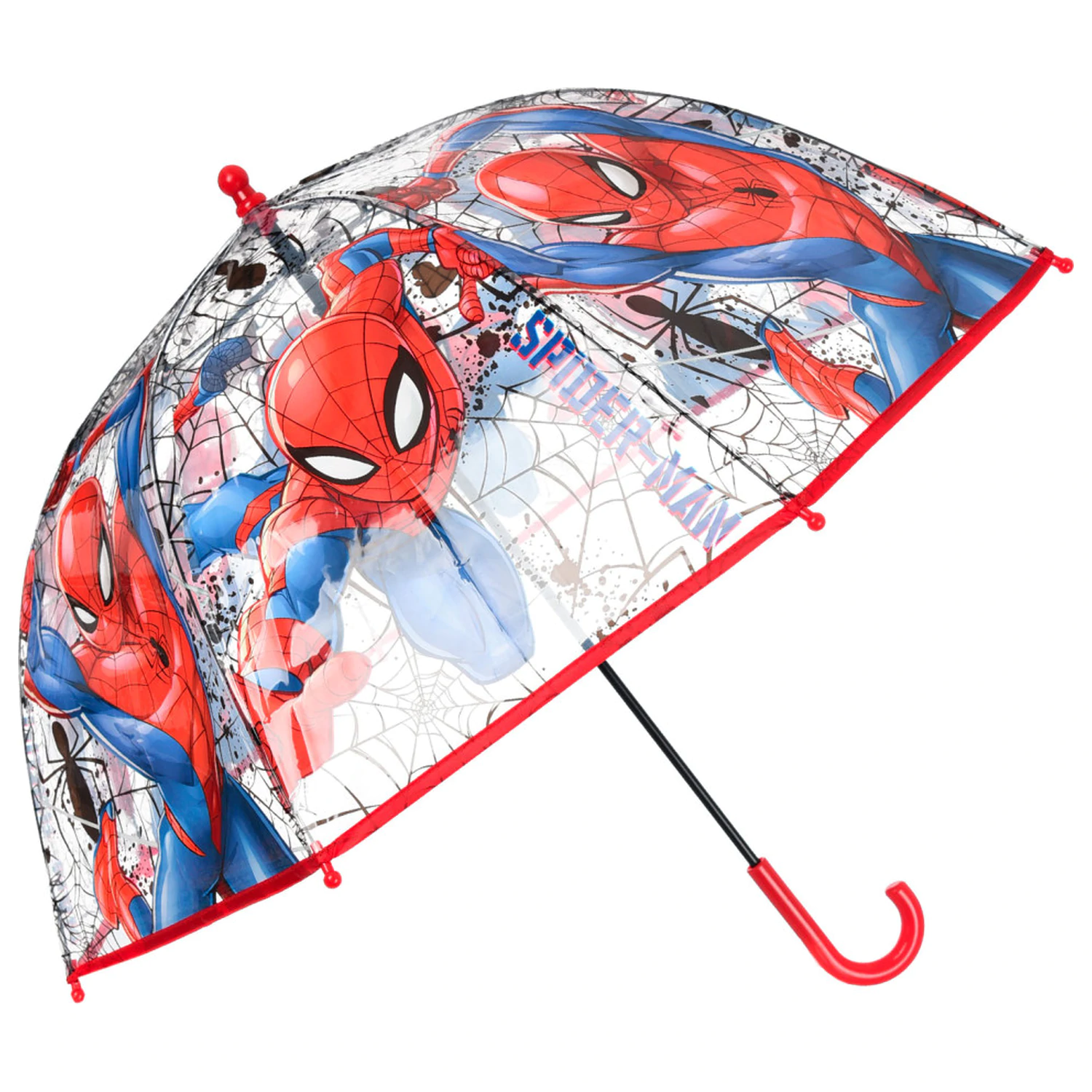 Spider-Man Web Power Kids Transparent Umbrella product photo