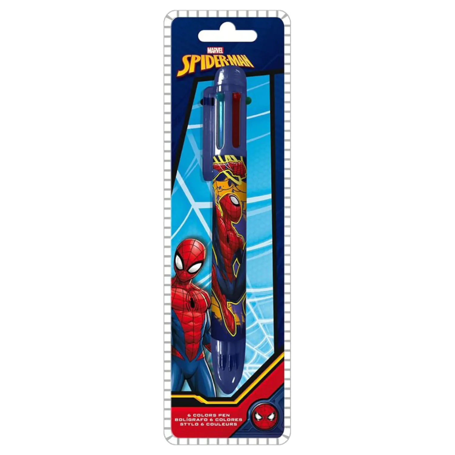Spider-Man Web-Slinger 6 Color Pen product photo