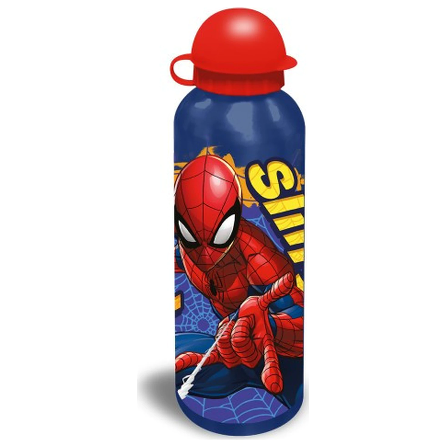 Spider-Man Web-Slinger aluminum water bottle with sipper cap 500 ml product photo