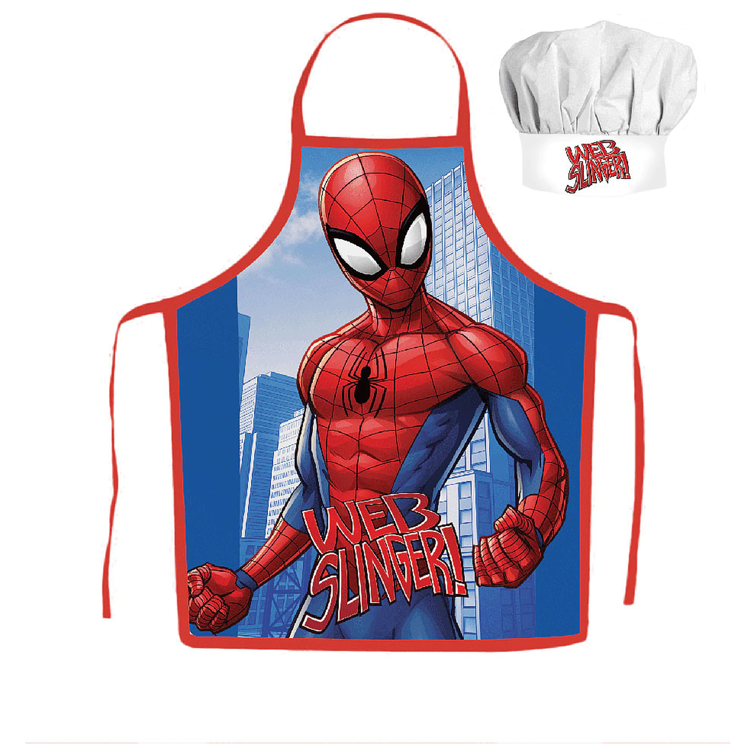 Spider-Man Web Slinger Kids Apron 2-Piece Set product photo