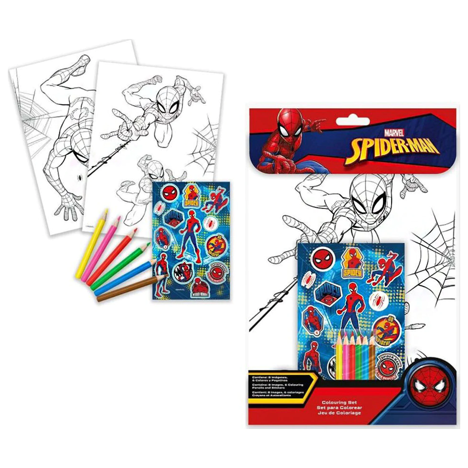 Spider-Man Web-Slinger Coloring + Sticker Set product photo
