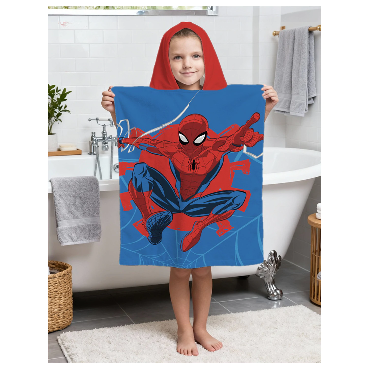 Spider-Man Webshot Beach Towel Poncho 50x115cm product photo