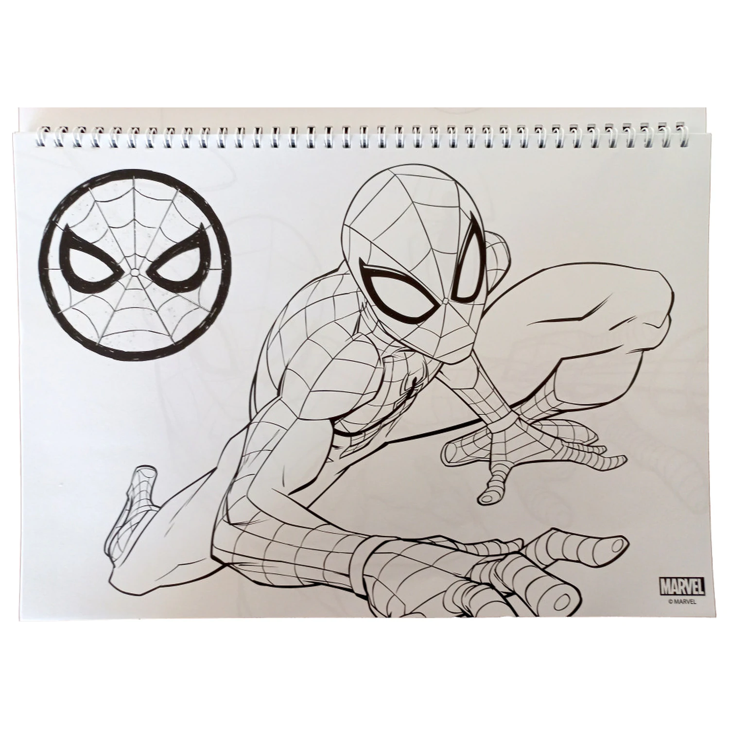 Spider-Man World of Webs A/4 Spiral Sketchbook 40 Sheets with Stickers product photo