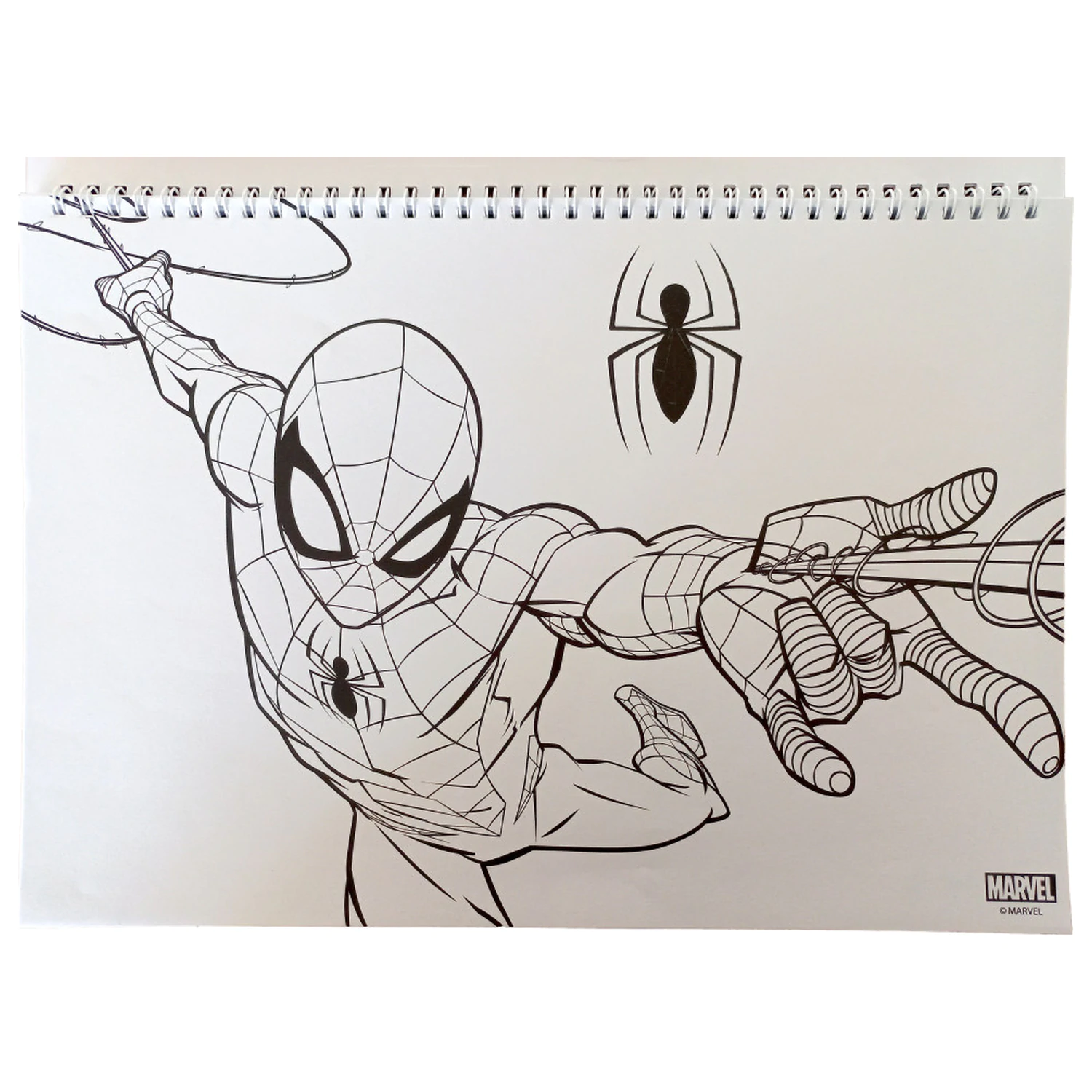 Spider-Man World of Webs A/4 Spiral Sketchbook 40 Sheets with Stickers product photo