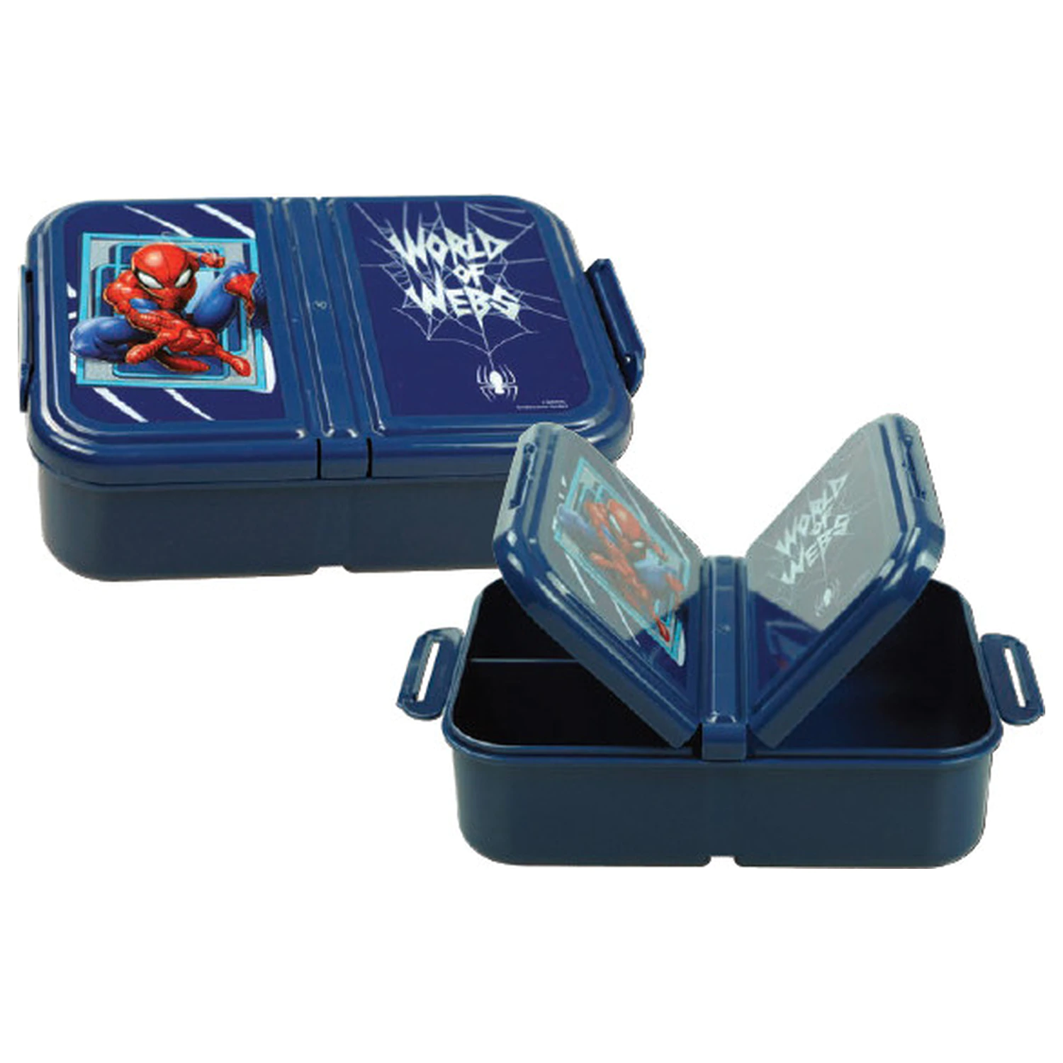 Spider-Man World Multi-Compartment Lunch Box, Sandwich Box product photo