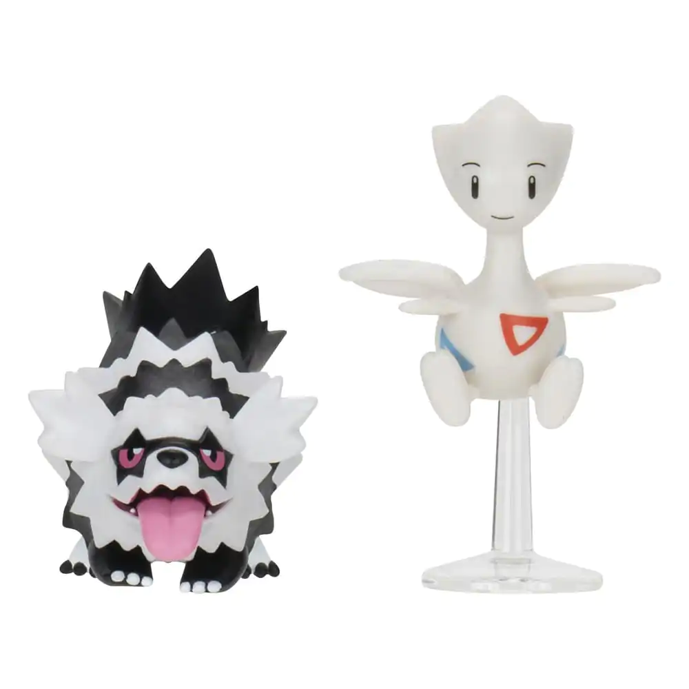 Pokémon Figure 2-Pack Galarian Zigzagoon &amp; Togetic with Stand 8 cm product photo