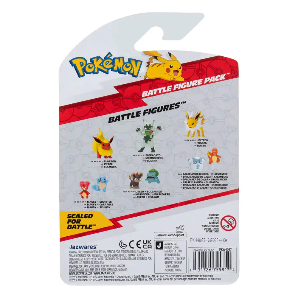 Pokémon Figure 2-Pack Tepig &amp; Pikachu 8 cm product photo