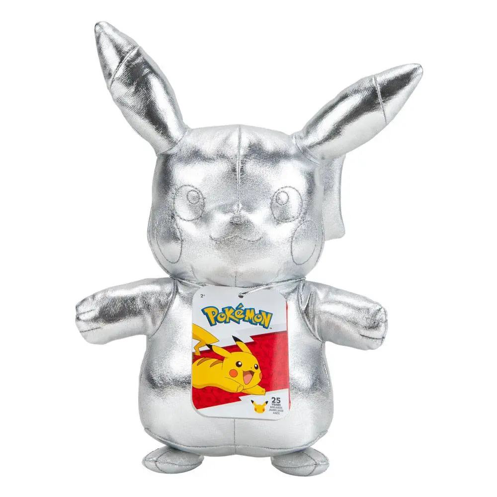 Pokémon 25th anniversary Select Plush Figure Silver Version Pikachu 30 cm product photo