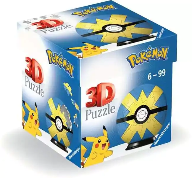 Pokémon 3D Puzzle Pokéballs: Quick Ball (55 pieces) termékfotó