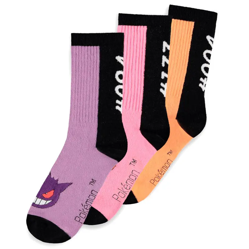 Pokemon pack 3 socks 35/38 product photo