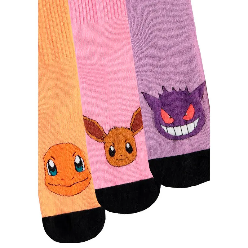 Pokemon pack 3 socks 35/38 termékfotó