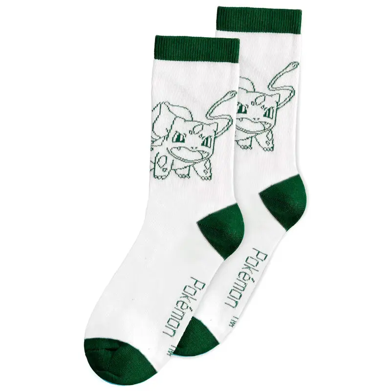 Pokemon pack 3 socks Charmander, Bulbasaur, Squirtle 43/46 termékfotó