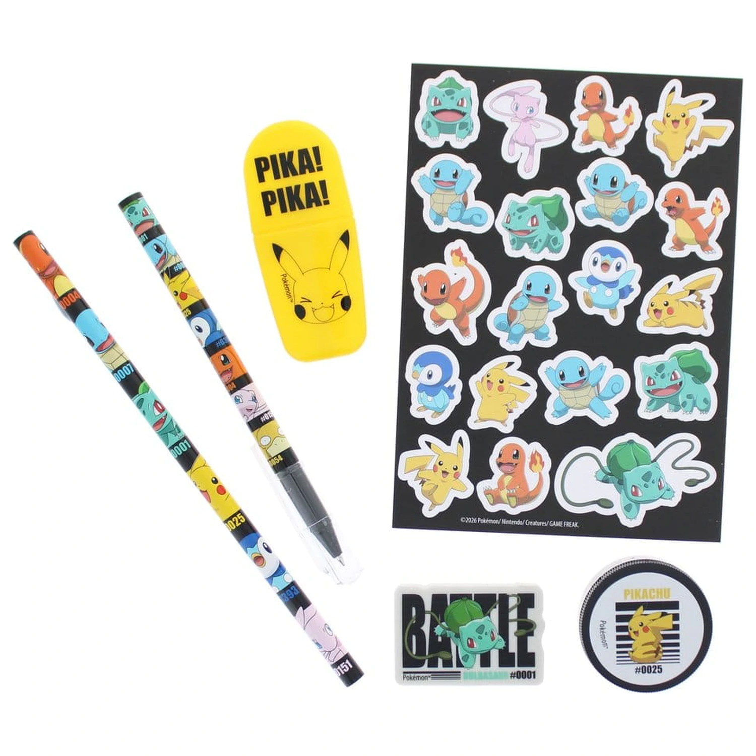 Pokémon Stationery Set 7-piece product photo