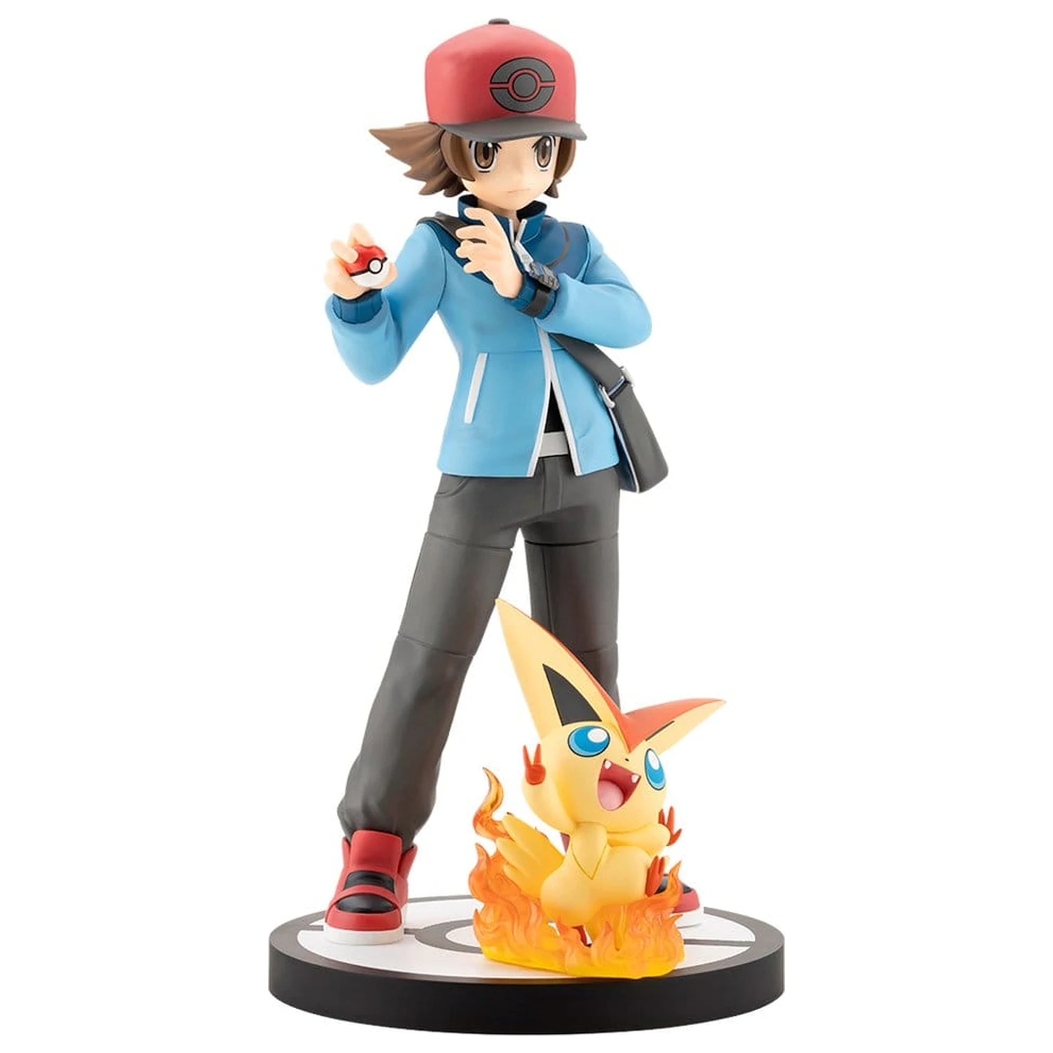 Pokémon ARTFX J PVC Figure 1/8 Hilbert with Victini 20 cm product photo