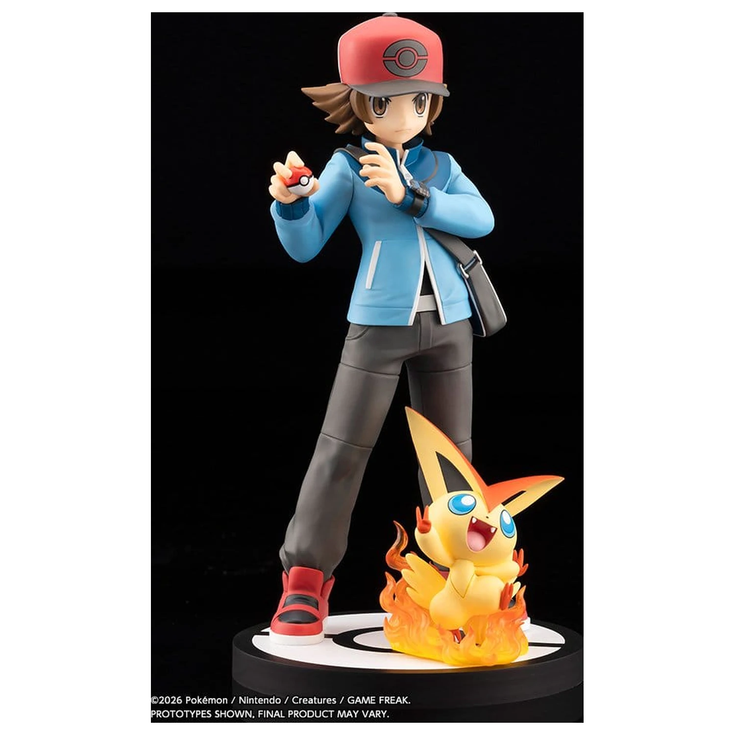 Pokémon ARTFX J PVC Figure 1/8 Hilbert with Victini 20 cm product photo