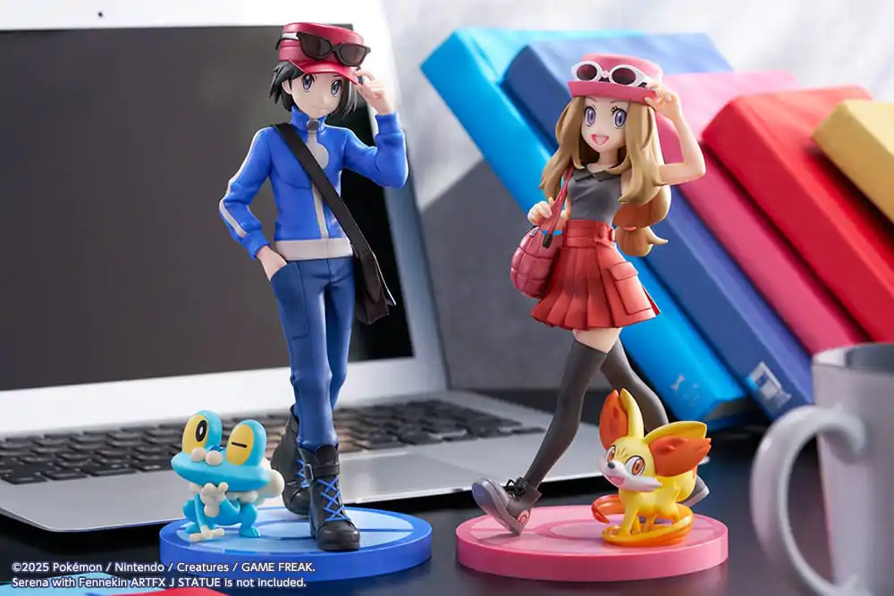 Pokémon ARTFXJ Statue 1/8 Calem &amp; Froakie 20 cm product photo