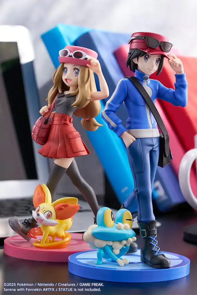 Pokémon ARTFXJ Statue 1/8 Calem &amp; Froakie 20 cm product photo