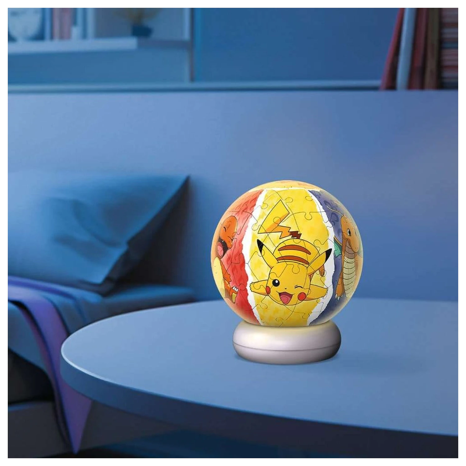 Pokémon 3D Jigsaw Puzzle Ball Nightlight (73 Pieces) product photo