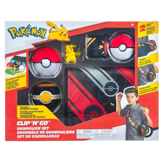 Pokémon Bandolier Set Poké Ball, Luxury Ball &amp; Pikachu #2 product photo
