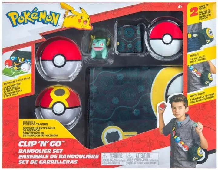 Pokémon Bandolier Set Repeat Ball, Poké Ball &amp; Bulbasaur #3 product photo