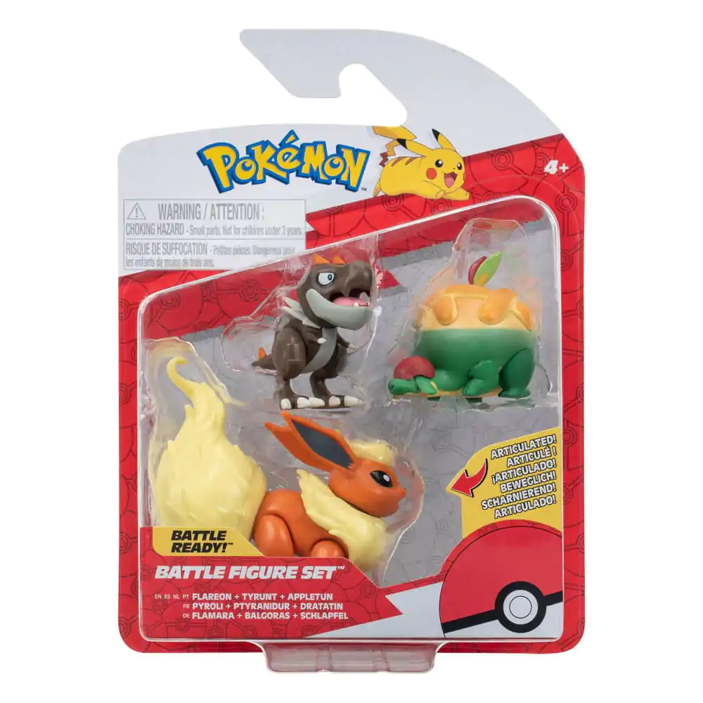 Pokémon Battle Figure Set 3-Pack Appltun, Tyrunt, Flareon 5 cm product photo