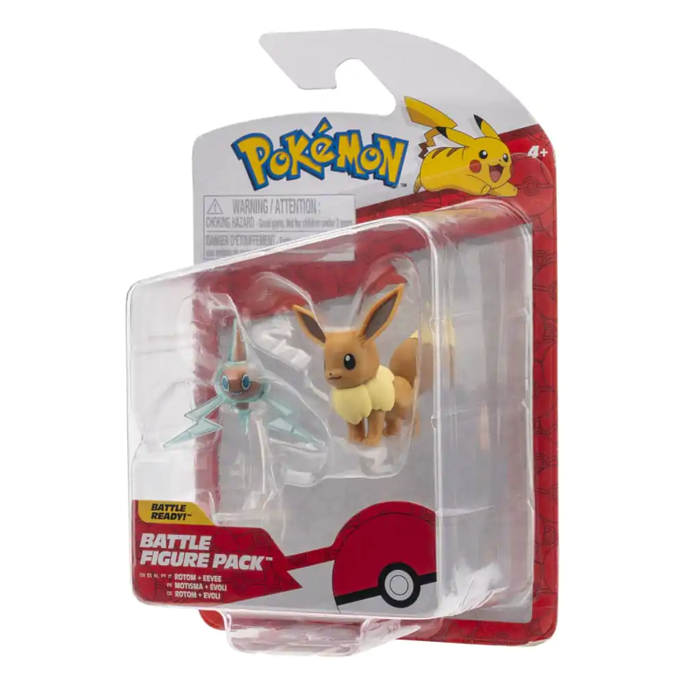 Pokémon Battle Figure Set 2-Pack Eevee #4, Rotom 5 cm termékfotó