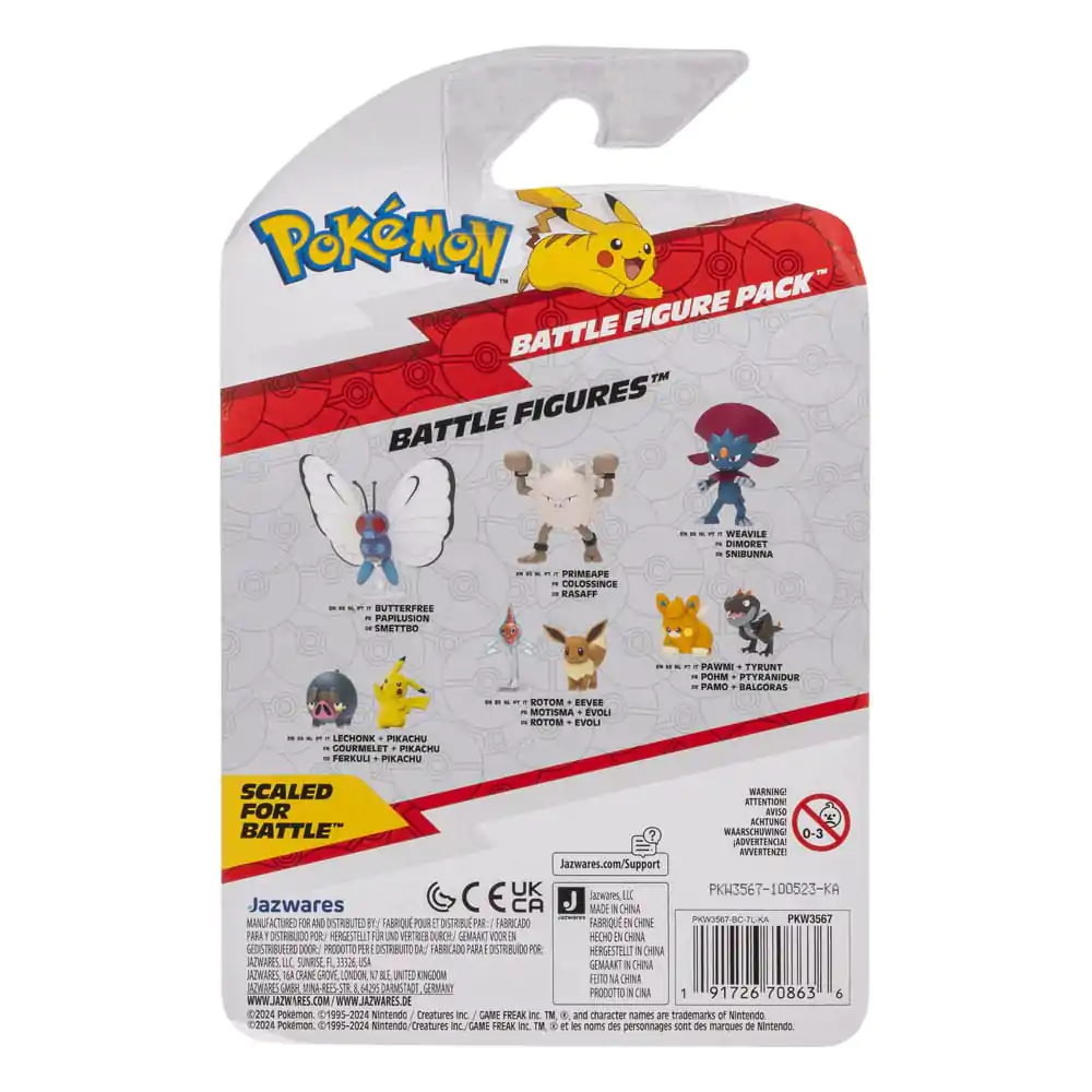 Pokémon Battle Figure Set 2-Pack Eevee #4, Rotom 5 cm termékfotó