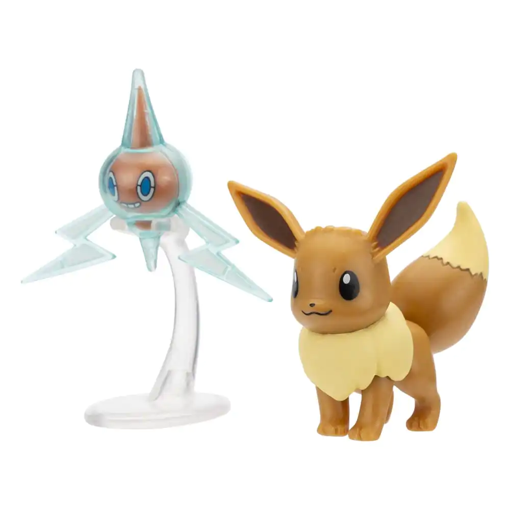 Pokémon Battle Figure Set 2-Pack Eevee #4, Rotom 5 cm termékfotó