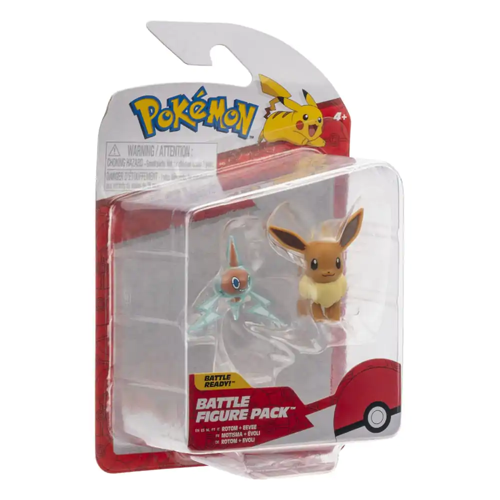 Pokémon Battle Figure Set 2-Pack Eevee #4, Rotom 5 cm termékfotó