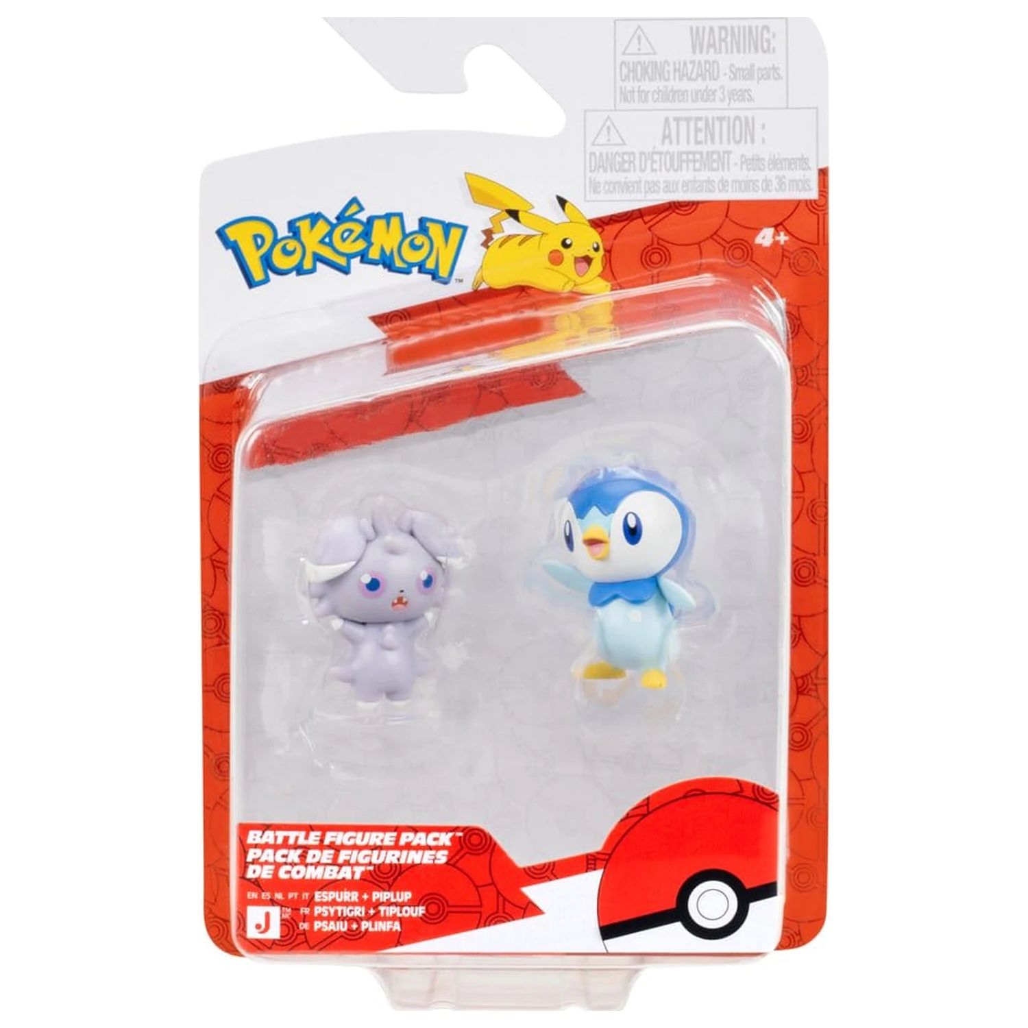 Pokémon Battle Figure 2-Pack Espurr & Piplup product photo