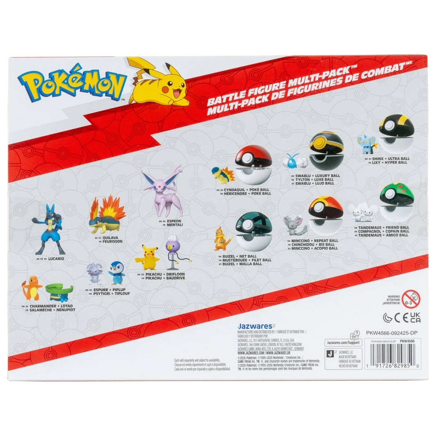 Pokémon Battle Figure 6-Pack product photo