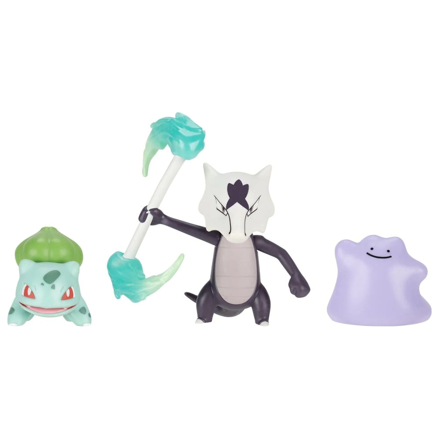 Pokémon Battle Figure Set Action Figures Bulbasaur, Ditto & Alolan Marowak (3-Pack) product photo