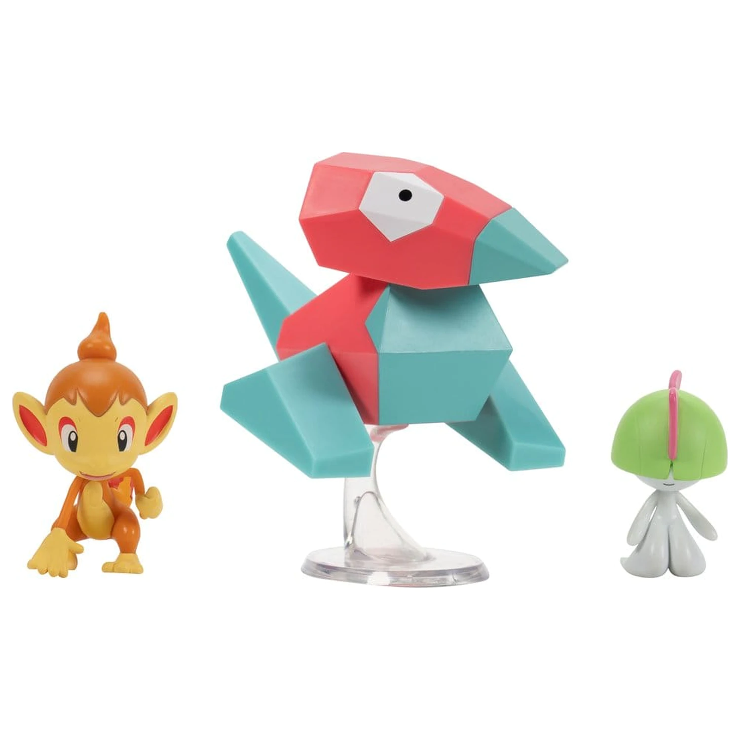 Pokémon Battle Figure Set Action Figures Chimchar, Ralts & Porygon (3-Pack) product photo