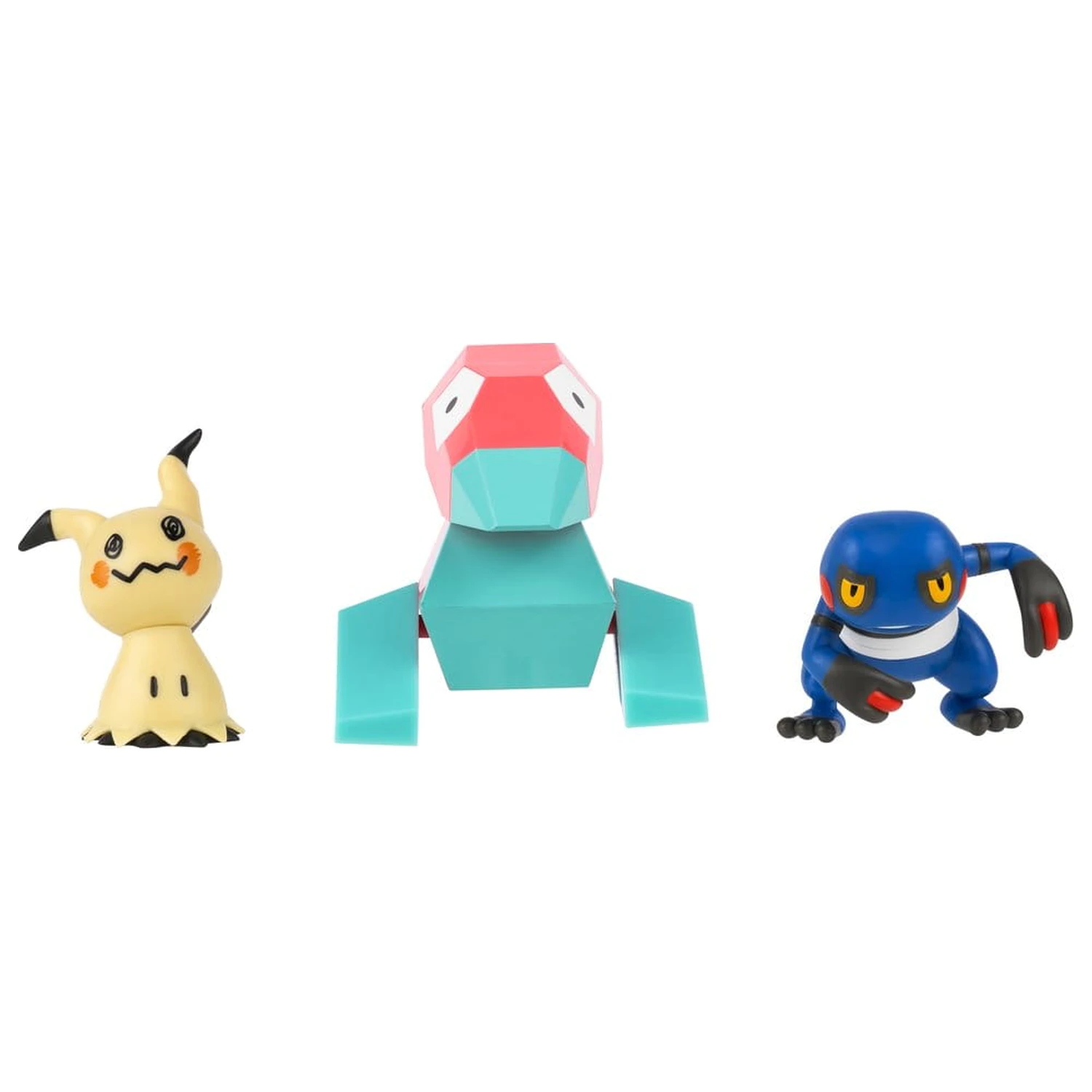 Pokémon Battle Figure 3-Pack Mimikyu, Porygon & Croagunk product photo