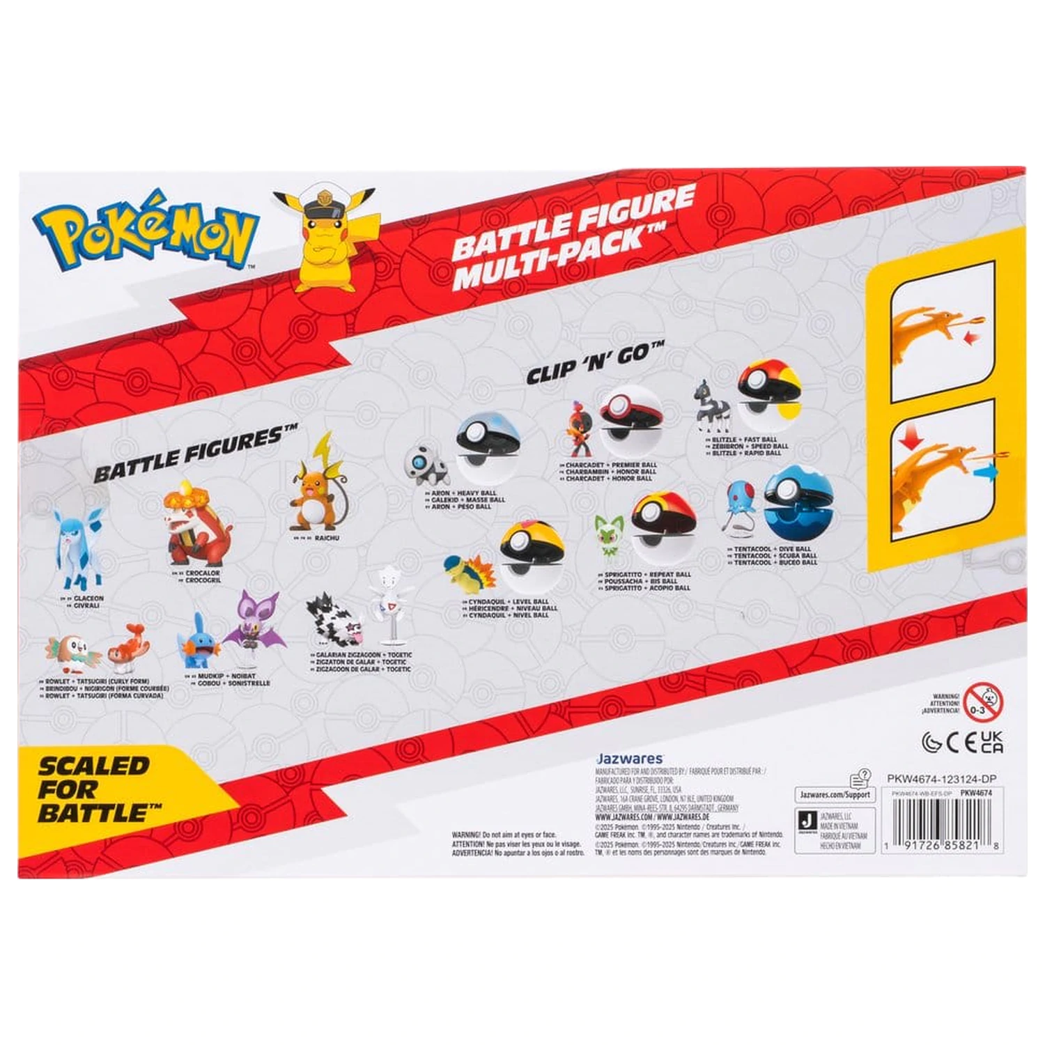Pokémon Battle Figure Action Figures 6-Pack Multi-Pack product photo