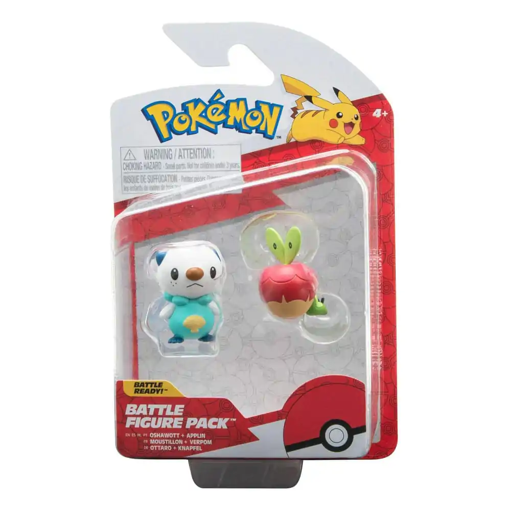 Pokémon Battle Figure Set Figure 2-Pack Applin, Oshawott product photo