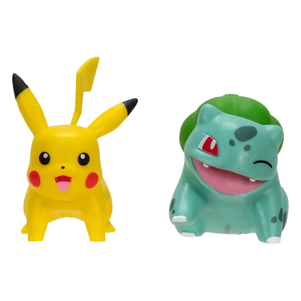 Pokémon Battle Figure First Partner Set Figure 2-Pack Bulbasaur #2, Pikachu #1 product photo