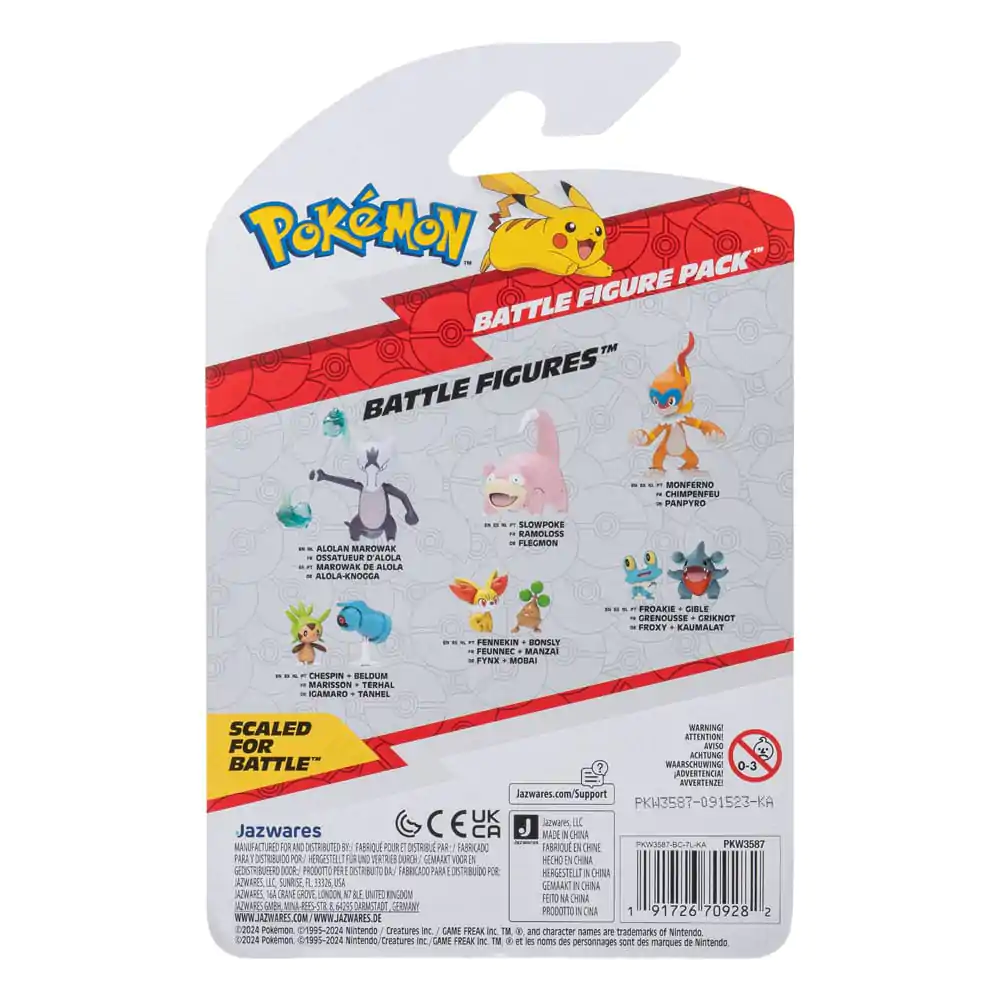 Pokémon Battle Figure First Partner Set Figure 2-Pack Bulbasaur #2, Pikachu #1 product photo