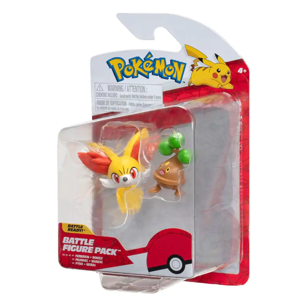 Pokémon Battle Figure First Partner Set Figure 2-Pack Fennekin, Bonsly 5 cm product photo