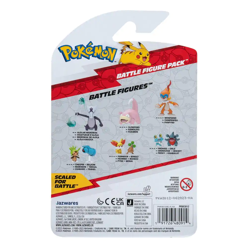 Pokémon Battle Figure First Partner Set Figure 2-Pack Fennekin, Bonsly 5 cm product photo