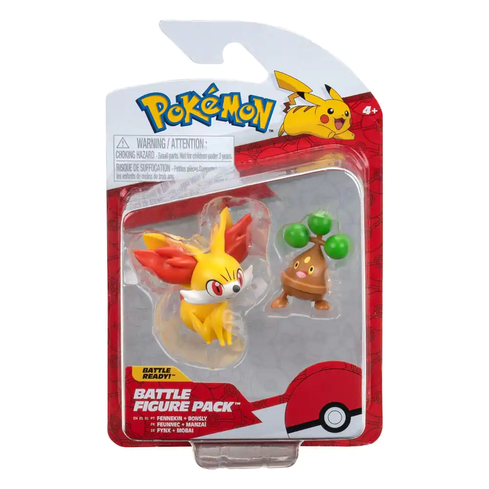 Pokémon Battle Figure First Partner Set Figure 2-Pack Fennekin, Bonsly 5 cm product photo
