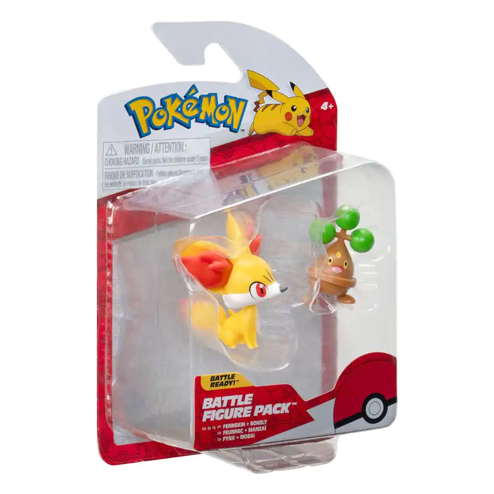 Pokémon Battle Figure First Partner Set Figure 2-Pack Fennekin, Bonsly 5 cm product photo