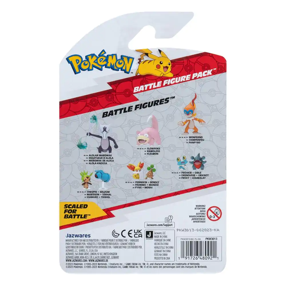 Pokémon Battle Figure First Partner Set Figure 2-Pack Gible, Froakie 5 cm product photo