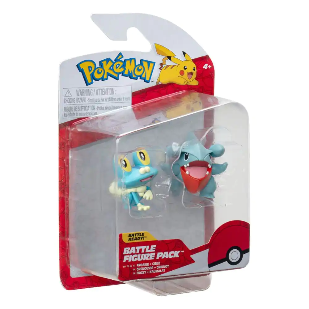 Pokémon Battle Figure First Partner Set Figure 2-Pack Gible, Froakie 5 cm product photo